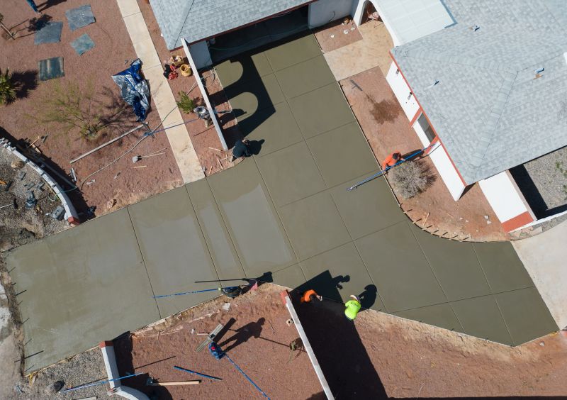 Driveway Concrete Polishing detail